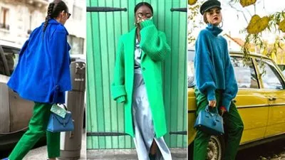 اعرفي طرق تنسيق اللون الأزرق والأخضر معا للحصول على إطلالة جريئة (صور)