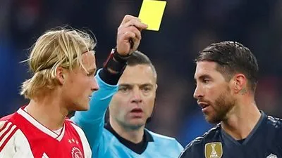 عقوبة نارية في انتظار راموس بدوري الأبطال