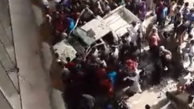 تفاصيل مصرع سائق سيارة واشتعال النيران في آخرى بكفرالشيخ