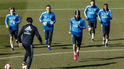 تدريبات شاقة لريال مدريد 