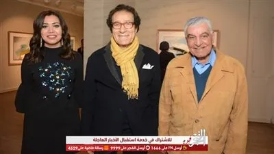 فاروق حسني يفتتح معرضه الفني بجاليري بيكاسو 