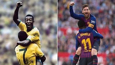 على غرار ميسي وبيليه.. نجوم قاموا بتقليد احتفالات غيرهم