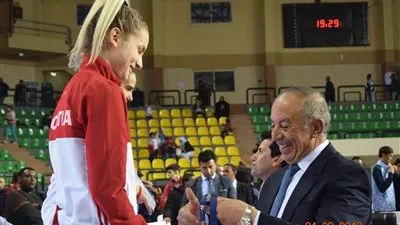 وزير الرياضة ومحافظ البحر الأحمر يكرمان الفائزين في بطولة مصر الدولية للتايكوندو (صور)