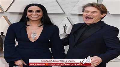 النجم ويليام دافو يصل  لريد كاربت حفل 