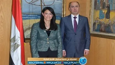 وزيرة السياحة تلتقي السفير الأوكراني لدى مصر لبحث سبل التعاون بين البلدين (صور)