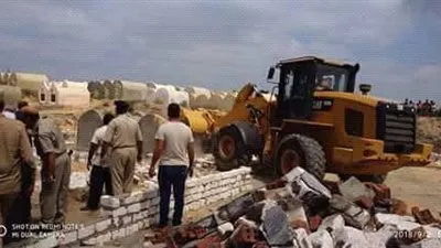 إزالة 237 حالة تعد على التلال الأثرية في 9 مراكز بالبحيرة 