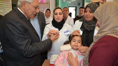 في ثالث أيام الحملة صحة الدقهلية تحقق ١٠١٪ من مستهدف  حملة التطعيم ضد مرض شلل الأطفال 