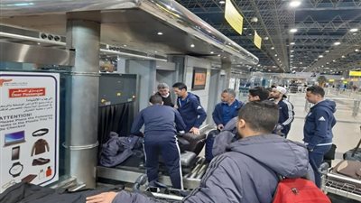 بعثة الإسماعيلي تصل مطار القاهرة استعدادا للسفر للجزائر