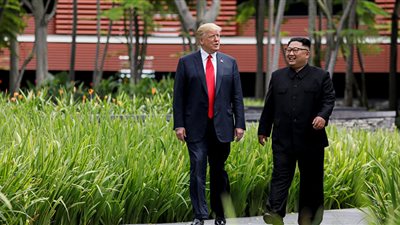 زعيم كوريا الشمالية يعرب عن أمله بالخروج من لقائه ترامب بنتيجة ترضي الجميع