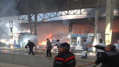 منقذ مصابى حادث محطة مصر: النيران التهمت المواطنين بسرعة
