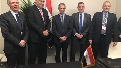  وزير الاتصالات يشهد توقيع مذكرتي تفاهم بين 