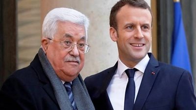 رسالة من عباس لماكرون عن بروتكول باريس الاقتصادي