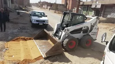 تطوير ميدان مبارك ورفع 1910 أطنان من القمامة والمخلفات بمركز سنورس بالفيوم 