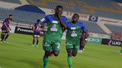 ميدو جابر يقود المقاصة لتعطيل عجلة الإنتاج بثلاثية