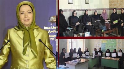 زعيمة المقاومة تساند إضرابات المعلمين في إيران وتدعو لدعمهم