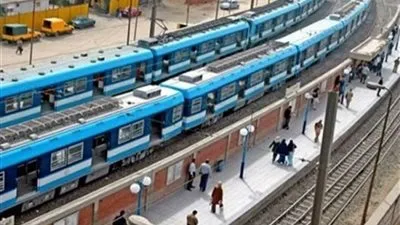 عودة حركة مترو المرج لطبيعتها بعد توقفها بسبب ماس كهربائي