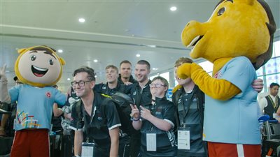 رسميًا.. بدء العد التنازلي للألعاب العالمية مع استقبال أول الوفود إلى الإمارات