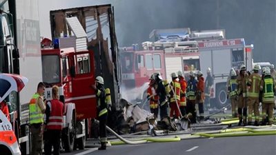 قتلى وجرحى في اصطدام شاحنة مع حافلة ركاب بجنوب روسيا