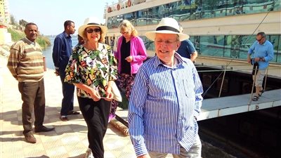 خلال فبراير.. 504 سائح أجنبي يزورون المنطقة الأثرية بأبيدوس 