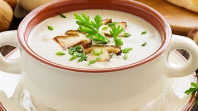 طريقة تحضير شوربة الفطر السهلة 