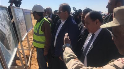 وزير المالية وقيادات الوزارة يتفقدون موقع الوزارة بالعاصمة الإدارية