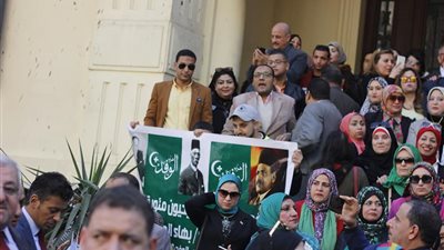 بهاء أبو شقة: الشعب المصري وقف على قلب رجل واحد لإنهاء الاحتلال (صور)