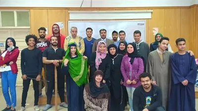 البروفة النهائية لمسرحية آداب الفيوم 