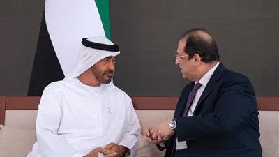 محمد بن زايد يستقبل رئيس المخابرات المصرية