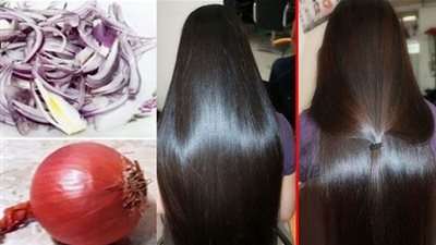 جربي البصل للحصول على شعر طويل