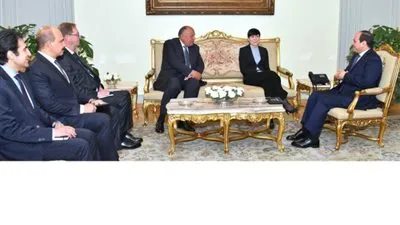 الرئاسة: القضية الفلسطينية كانت محور المباحثات بين 