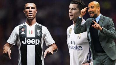 جوارديولا يوجه رسالة إلى رونالدو بسبب دوري الأبطال