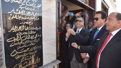 وزير التعليم العالي يفتتح دار الضيافة بجامعة بني سويف شرق النيل (صور)