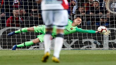 تيرشتيجن.. جدار ألماني صاحب كلمة السر في انتصارات برشلونة 