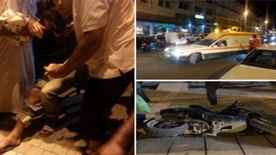 دراجة نارية تصدم طفلة ويفر قائدها هاربا بواحة الفرافرة