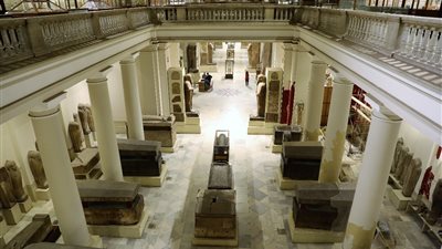 خاص.. أعمال الترميم الجارية في المتحف المصري بالتحرير (صور)