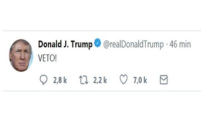 ترامب يرد على مجلس الشيوخ بكلمة واحدة: 