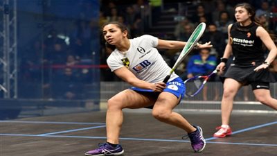 رنيم الوليلي تهزم نور الشربيني وتتوج بلقب بلاك بول للاسكواش