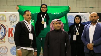 لاعبة سعودية تحقق أول ذهبية دولية في الكيك بوكسينج