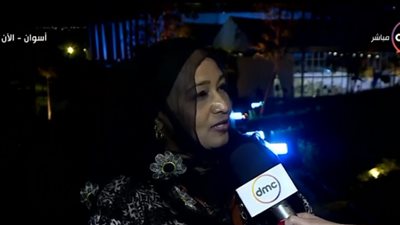 إحدى المشاركات في ملتقى أسوان لـ السيسي: 