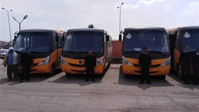 بالمجان.. بدء تشغيل مرفق النقل الداخلي بالعاشر من رمضان