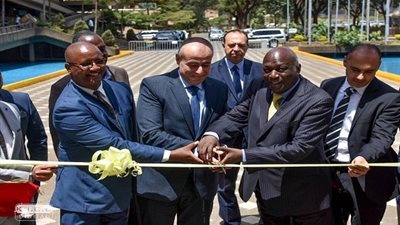 افتتاح جناح مصر في معرض كينيا الدولي لصناعات البتروكيماويات