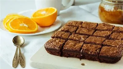 طريقة تحضير براونيز بالبرتقال