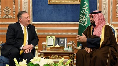 بومبيو يشكر ولي العهد على دعم جهود المبعوث الأممي لليمن