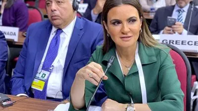  وزيرة الاستثمار: رئيس الجمهورية حريص على مد جسور التعاون التنموي  والاستثماري مع دول العالم 