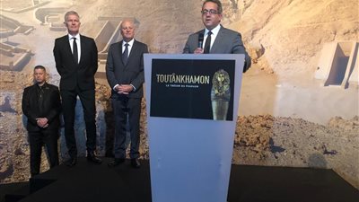 مؤتمر صحفي عالمي بحضور 400 وسيلة إعلامية لتغطية معرض توت عنخ آمون في فرنسا