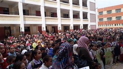 استمرار حملة كل نقطة بتفرق بقرية برطس بالجيزة لليوم الثالث على التوالي 