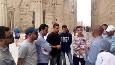 طلائع مصر يزورون عظماء الأقصر بعاصمة السياحية 
