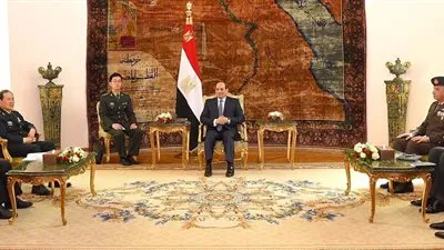 الرئيس السيسي يستقبل وزير الدفاع الصيني‎