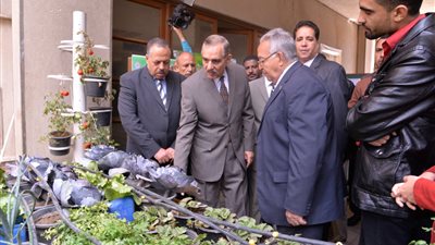 افتتاح معرض المنتجات الزراعية والحيوانية بكلية الزراعة في أسيوط  (صور)