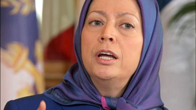 زعيمة المقاومة الإيرانية تعزي ضحايا السيول وتحمّل 